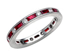 Karina B™ Genuine Ruby Eternity Band