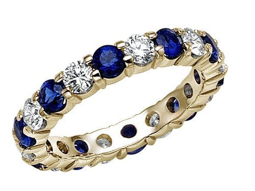 Karina B™ Genuine Sapphire Eternity Band
