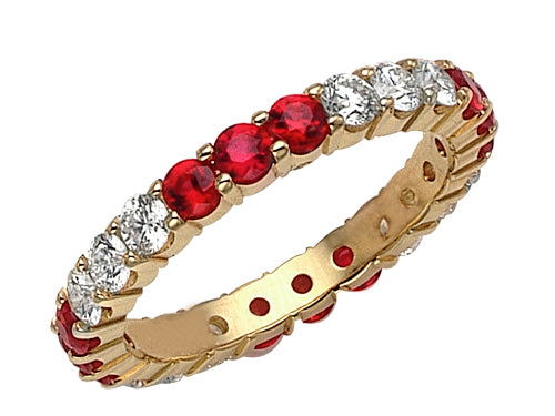 Karina B™ Ruby Eternity Band