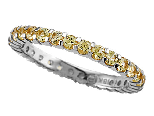 Karina B™ Yellow Sapphire Eternity Band
