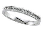 Karina B™ Round Diamond Band With Milgrain