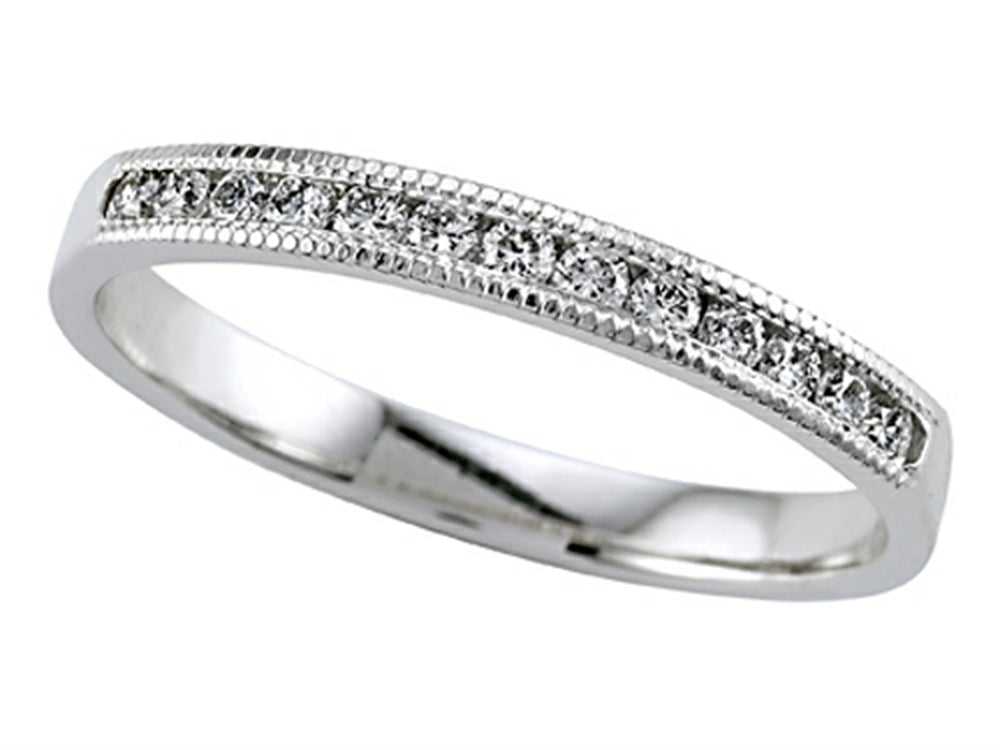 Karina B™ Round Diamond Band With Milgrain