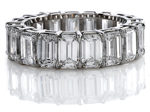 Karina B™ Diamond Emerald Cut All Around Band