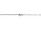 FJC Finejewelers 16 Inch 14k White Gold Carded Curb Chain Necklace
