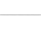 FJC Finejewelers 18 Inch 14k White Gold Carded Curb Chain Necklace
