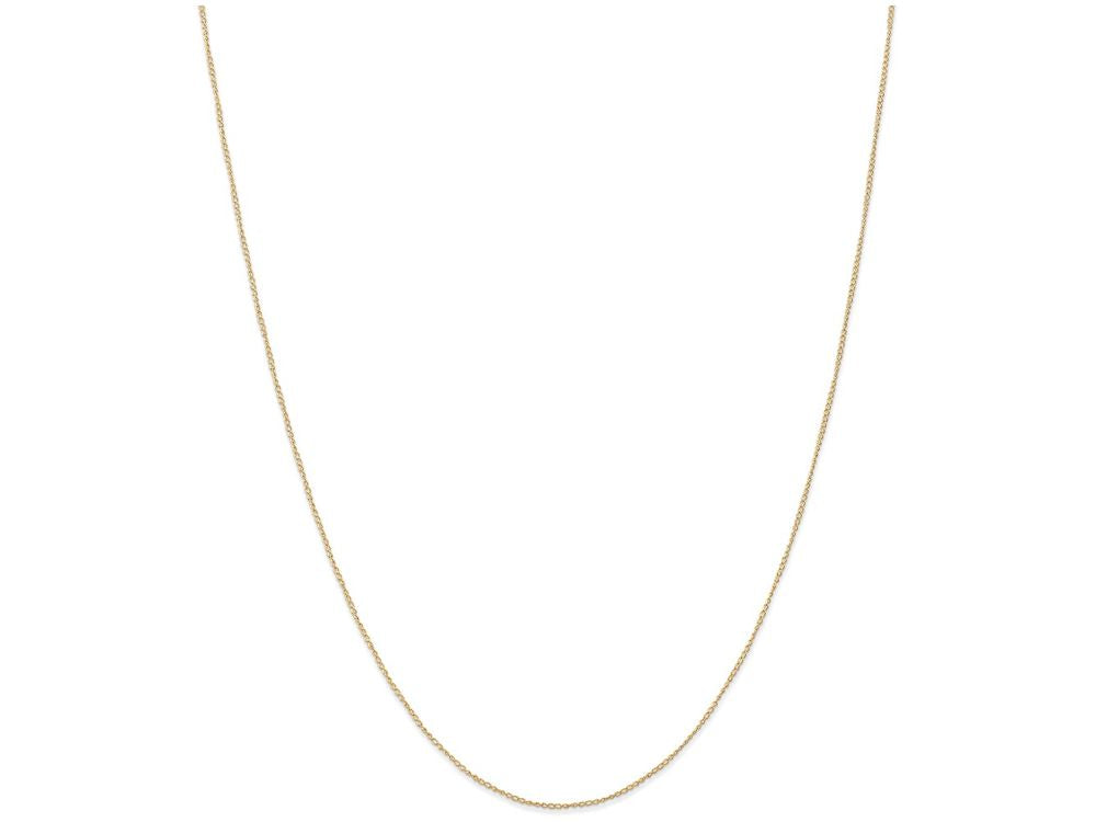 FJC Finejewelers 24 Inch 14k Yellow Gold Carded Curb Chain Necklace