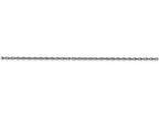 FJC Finejewelers 18 Inch 14k White Gold Carded Cable Rope Chain Necklace