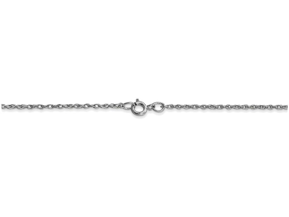 FJC Finejewelers 20 Inch 14k White Gold Carded Cable Rope Chain Necklace