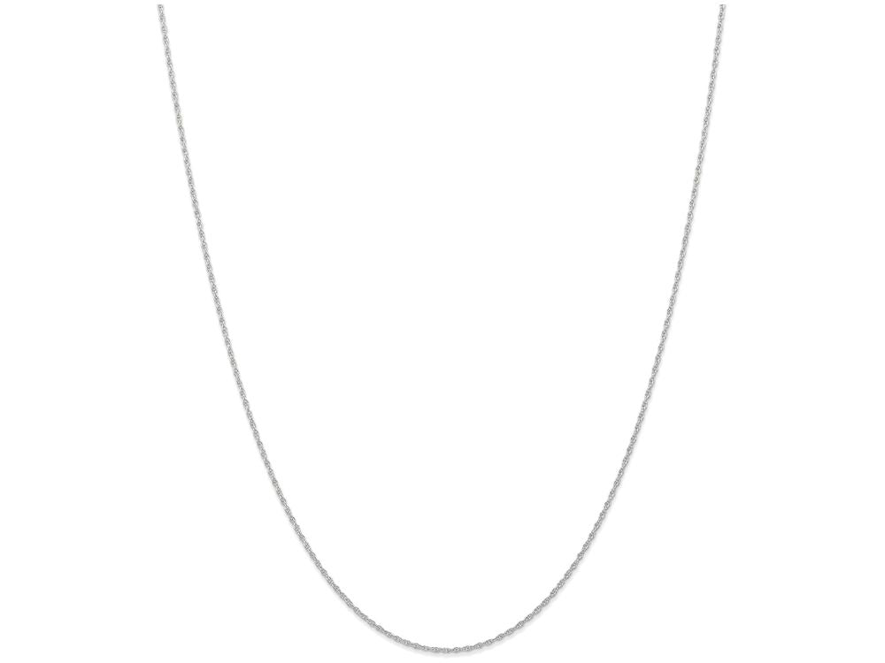 FJC Finejewelers 24 Inch 14k White Gold Carded Cable Rope Chain Necklace