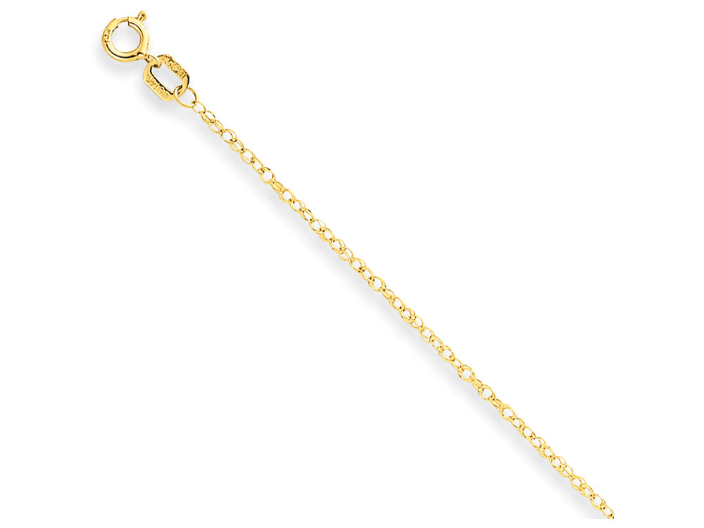 FJC Finejewelers 20 Inch 14k Yellow Gold 8R Carded Chain Necklace