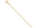 FJC Finejewelers 20 Inch 14k Yellow Gold 1.15mm Carded Cable Rope Chain Necklace
