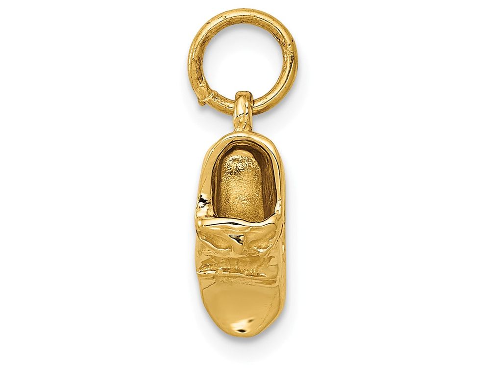 FJC Finejewelers 14k Yellow Gold Single Baby Shoe Charm