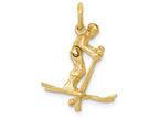 FJC Finejewelers 14k Yellow Gold Moveable Snow Skier Charm