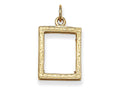 FJC Finejewelers 14k Small Picture Frame Pendant 18 inch chain included