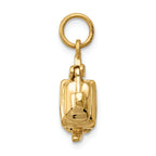 FJC Finejewelers 14k Yellow Gold 3d Tea Pot Charm