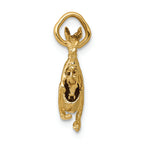 FJC Finejewelers 14k Yellow Gold Kangaroo with Joey Charm