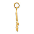 FJC Finejewelers 14k Yellow Gold Fleur De Lis Charm