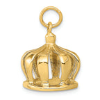FJC Finejewelers 14k Yellow Gold Crown Charm