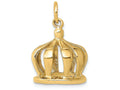 FJC Finejewelers 14k Yellow Gold Crown Charm