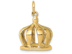 FJC Finejewelers 14k Yellow Gold Crown Charm