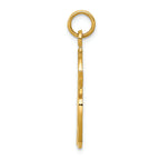 FJC Finejewelers 14k Yellow Gold Enameled Artist Palette Charm