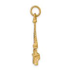 FJC Finejewelers 14k Yellow Gold Eiffel Tower Charm