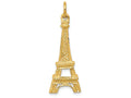 FJC Finejewelers 14k Yellow Gold Eiffel Tower Charm