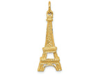 FJC Finejewelers 14k Yellow Gold Eiffel Tower Charm