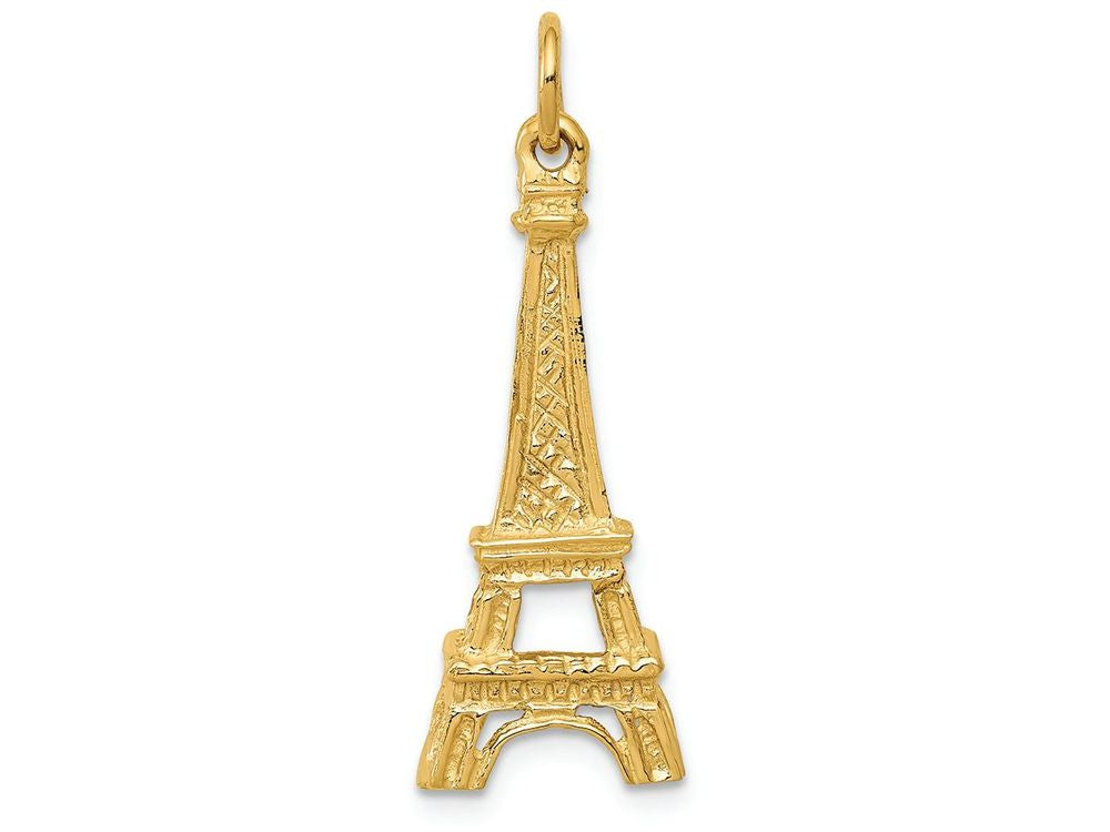 FJC Finejewelers 14k Yellow Gold Eiffel Tower Charm