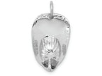 FJC Finejewelers 14k White Gold 3d Large Fireman's Hat Charm