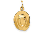FJC Finejewelers 14k Yellow Gold Hat Charm