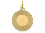 FJC Finejewelers 14k Yellow Gold Record Album Charm