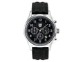 Andrew Marc Men's Club Blazer Stainless Steel Case With Black Strap Chronograph Watch