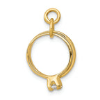 FJC Finejewelers 14k Yellow Gold Wedding-Rings Themed Polished Charm 15 x 19mm
