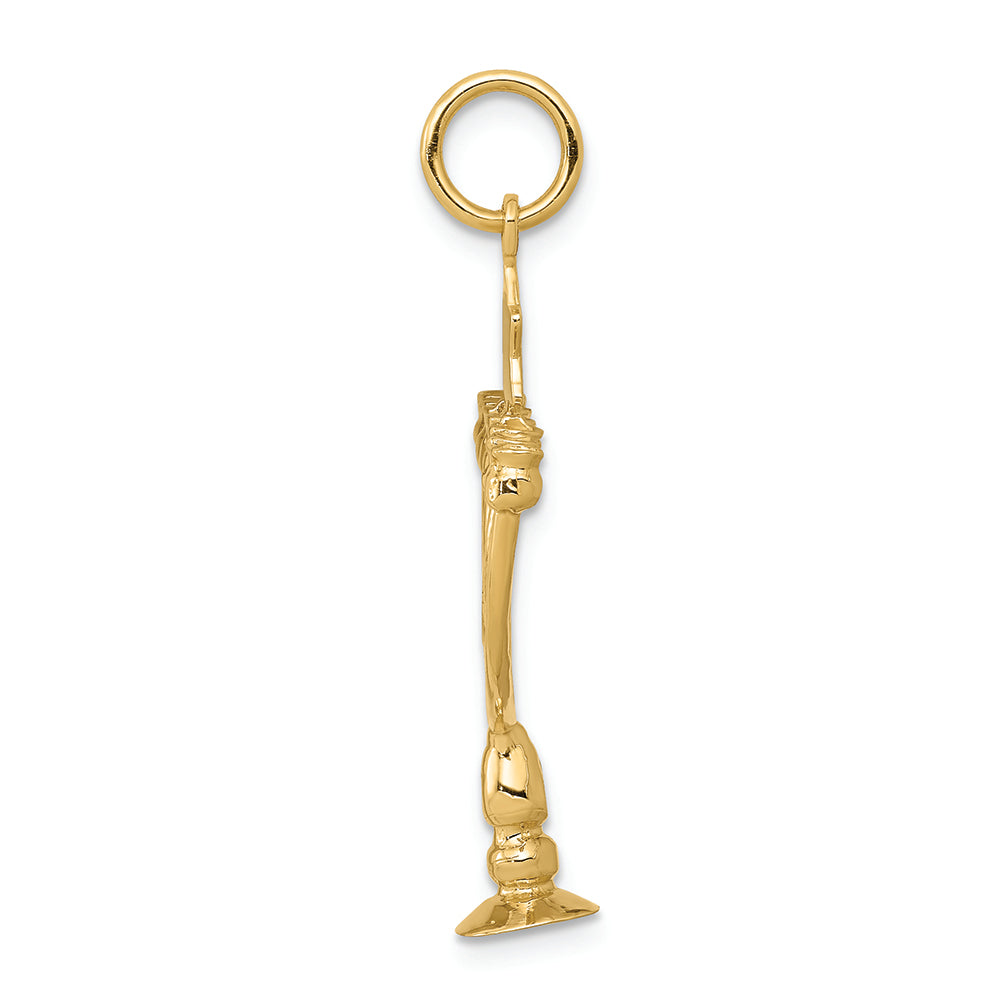 FJC Finejewelers 14k Yellow Gold Menorah Charm