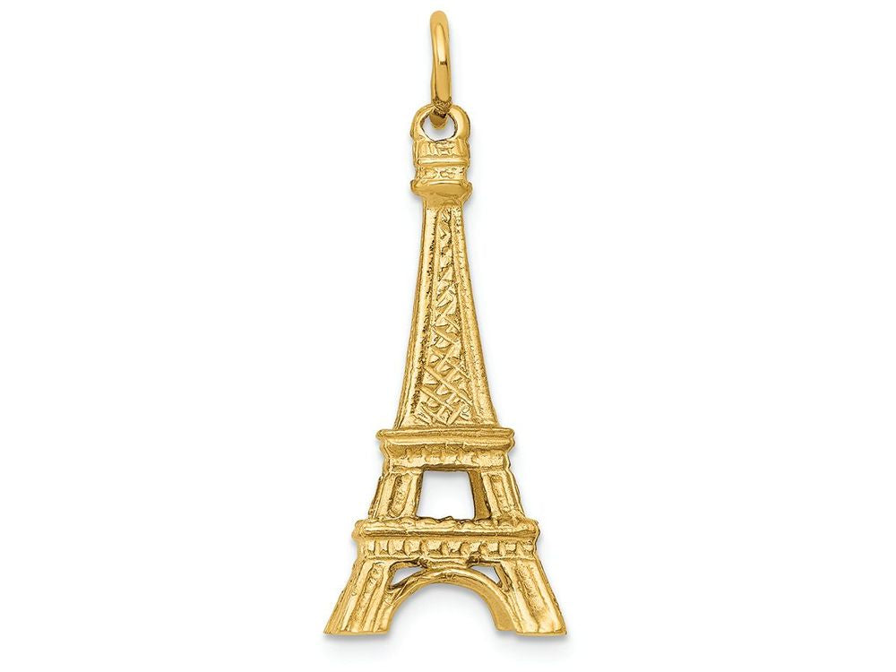 FJC Finejewelers 14k Yellow Gold Eiffel Tower Charm