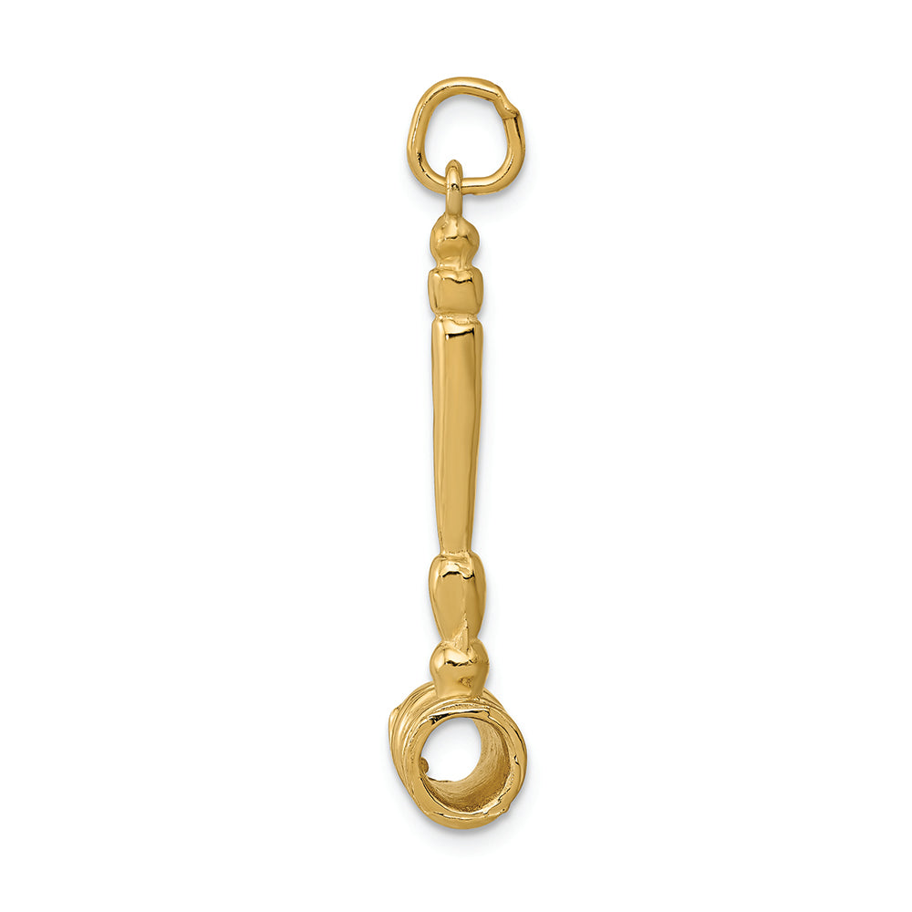 FJC Finejewelers 14k Yellow Gold 3d Gavel Charm