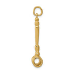 FJC Finejewelers 14k Yellow Gold 3d Gavel Charm