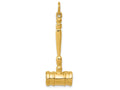 FJC Finejewelers 14k Yellow Gold 3d Gavel Charm
