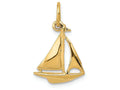 FJC Finejewelers 14k Yellow Gold Sailboat Charm