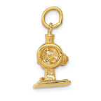 FJC Finejewelers 14k Yellow Gold Antique Sewing Machine Charm