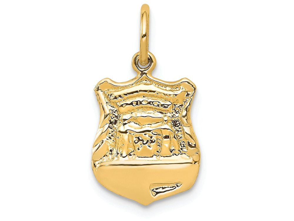 FJC Finejewelers 14k Yellow Gold Police Badge Charm