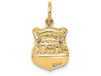 FJC Finejewelers 14k Yellow Gold Police Badge Charm