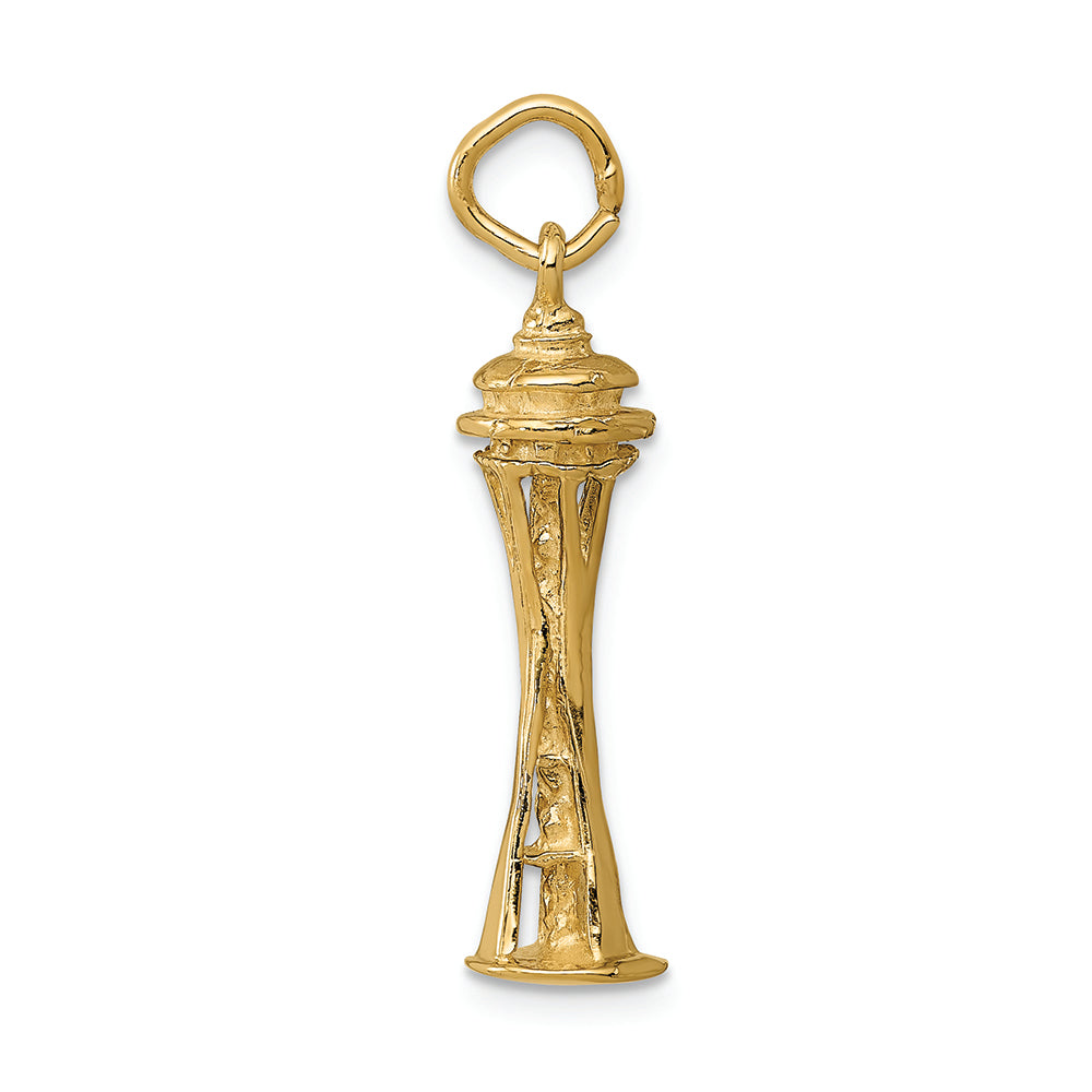 FJC Finejewelers 14k Yellow Gold Seattle Tower Charm
