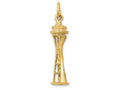 FJC Finejewelers 14k Yellow Gold Seattle Tower Charm