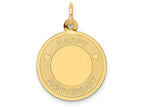 FJC Finejewelers 14k Yellow Gold Happy Anniversary Charm