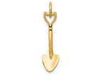 FJC Finejewelers 14k Yellow Gold 3d Spade Charm