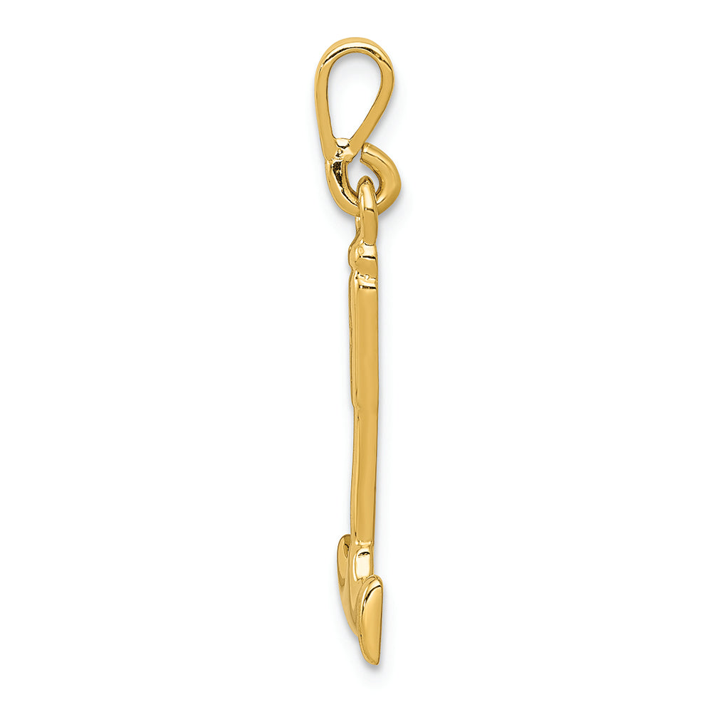 FJC Finejewelers 14k Yellow Gold Hammer Charm