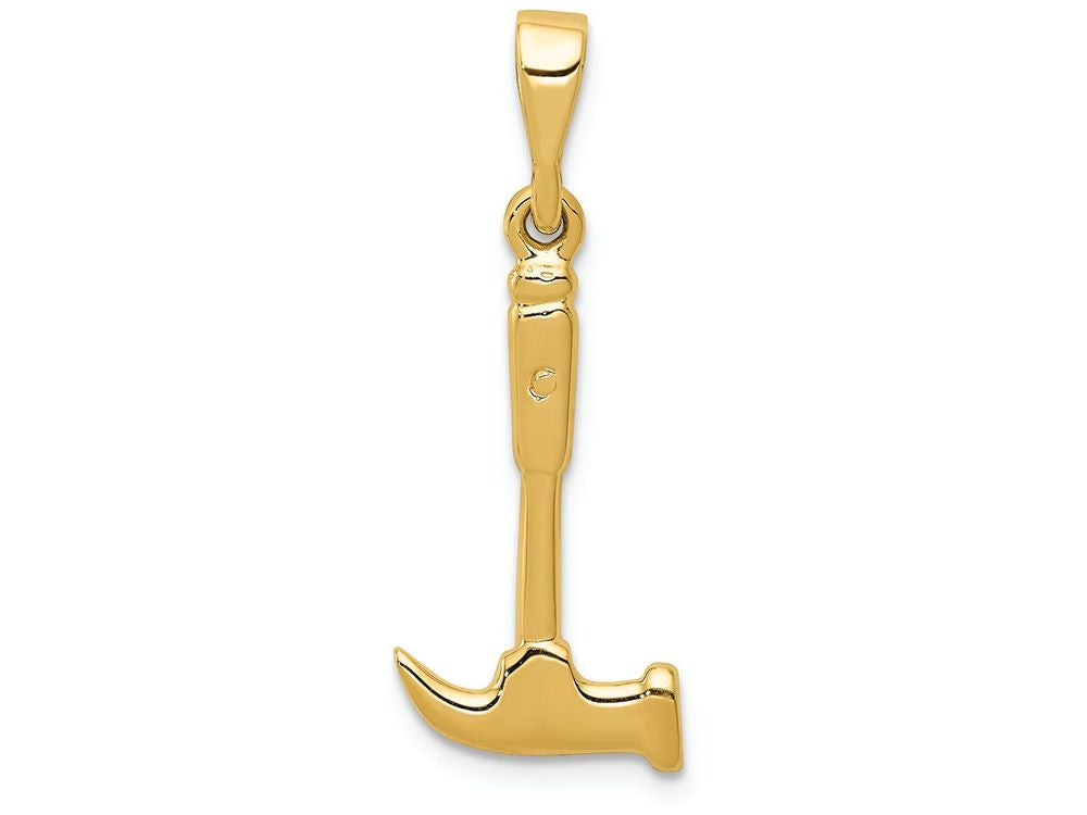 FJC Finejewelers 14k Yellow Gold Hammer Charm
