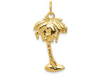 FJC Finejewelers 14k Yellow Gold Palm Tree Charm